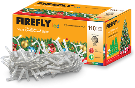 Firefly Christmas Lights (500x500), Png Download