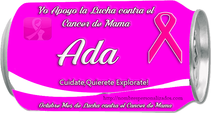 Lata Con Nombres "yo Apoyo La Lucha Contra El Cáncer - Ribbon (900x472), Png Download