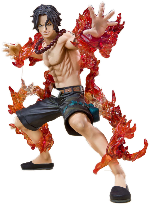 Ace One Piece Action Figure - Figuarts Zero Luffy And Ace (650x915), Png Download