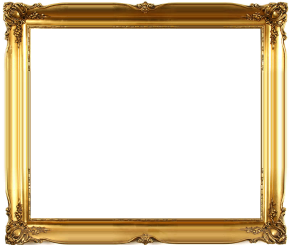 Luxury Frame Png - Old Picture Frame Png (584x500), Png Download