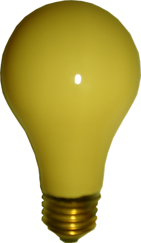 25 Watt A-19 Bug Light - Incandescent Light Bulb (278x480), Png Download