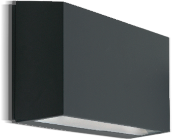 1 - 2 - - Outdoor Wall Dark Sky Led Bronze Up Down Wall Light (940x400), Png Download