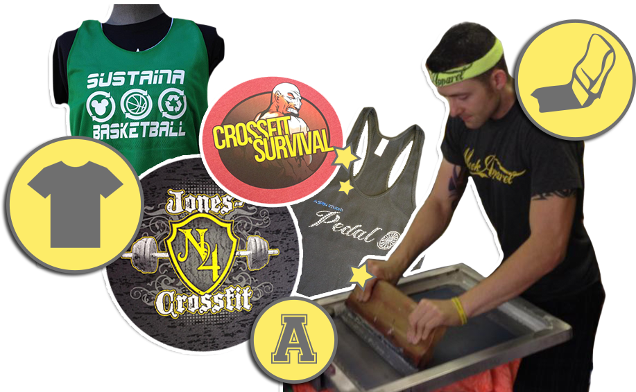 Wear Your Ideas - Silk Screen Printing Png (978x578), Png Download