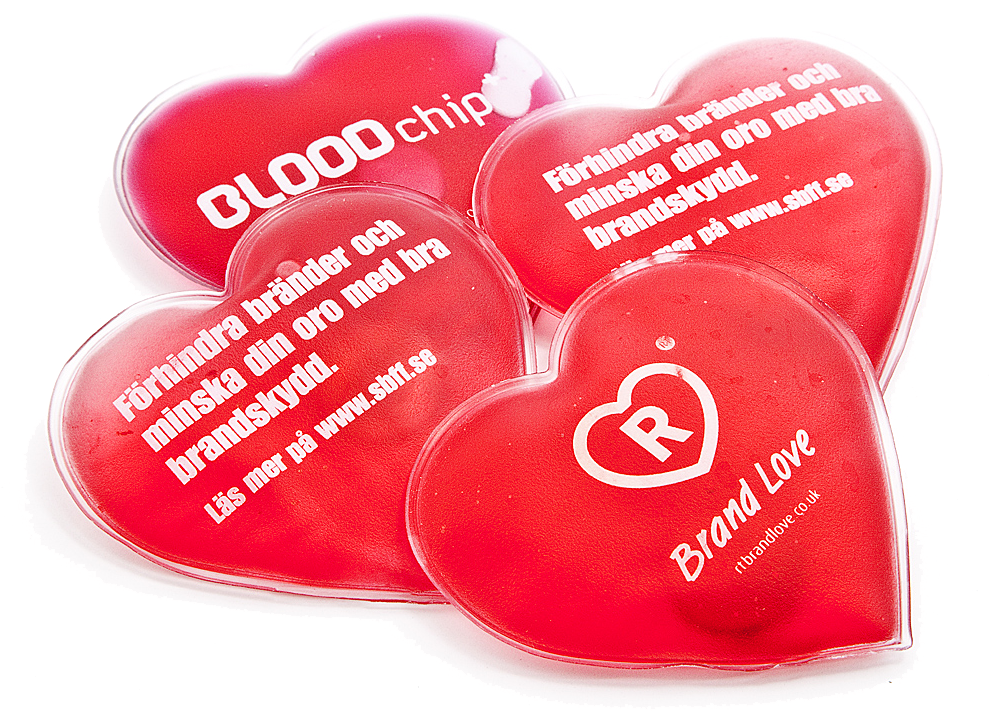 Promotional Hand Warmers Heart, Printed Heart Shaped - Hand Warmers Heart Shaped Usa (1000x1000), Png Download