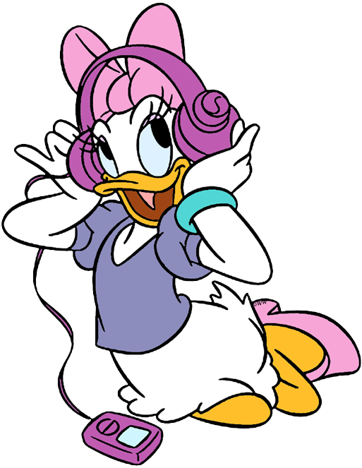 Clip Art Freeuse Daisy Duck Clip Art - Donald Duck (513x663), Png Download