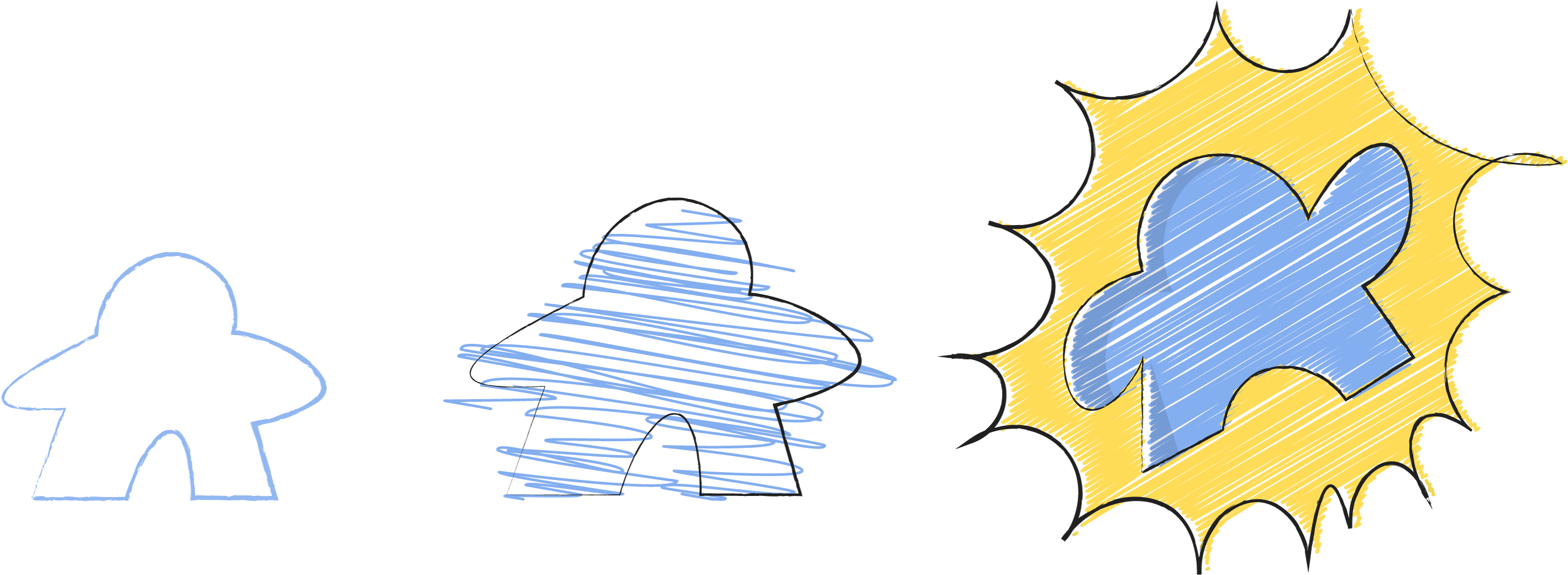 How To Make A Tabletop Game - Sketch (3000x1133), Png Download