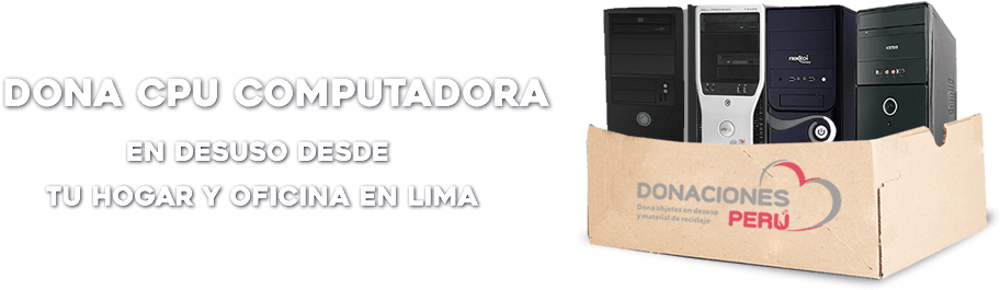 Dona Cpu En Desuso - Peru (1000x400), Png Download
