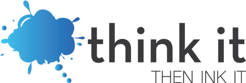 Premier Screen Printing, Embroidery, And Promotional - Think It Ink (560x220), Png Download