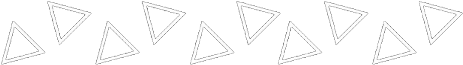 White Triangle Triangles Whitetriangle Underline - Triangle (956x240), Png Download