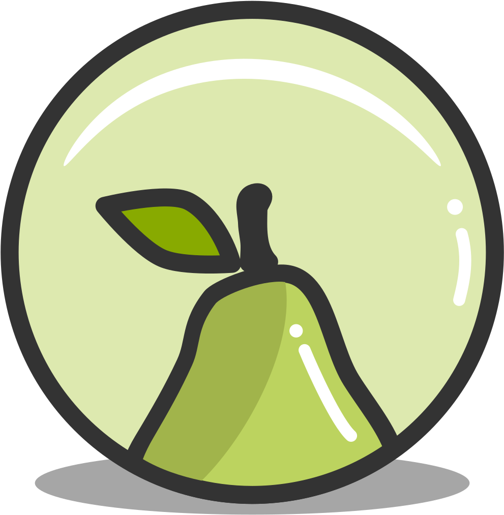 Download Svg Download Png - Icono Pear (1024x1024), Png Download
