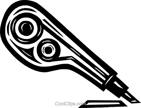 Exacto Knife Royalty Free Vector Clip Art Illustration - Clip Art (480x370), Png Download