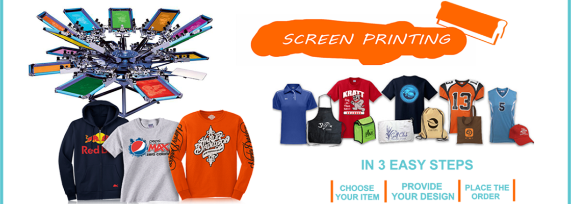 Screen Print In La - Los Angeles (1120x400), Png Download