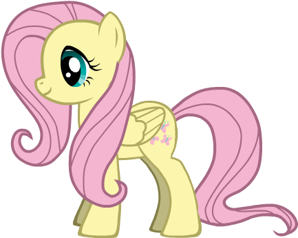 Fluttershy's Mane And Tail - Fluttershy Team Fortress 2 (830x650), Png Download