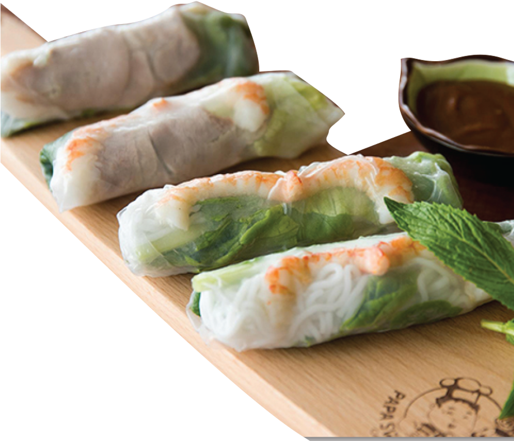 Prawn & Pork Fresh Spring Roll - Pork (1024x1024), Png Download