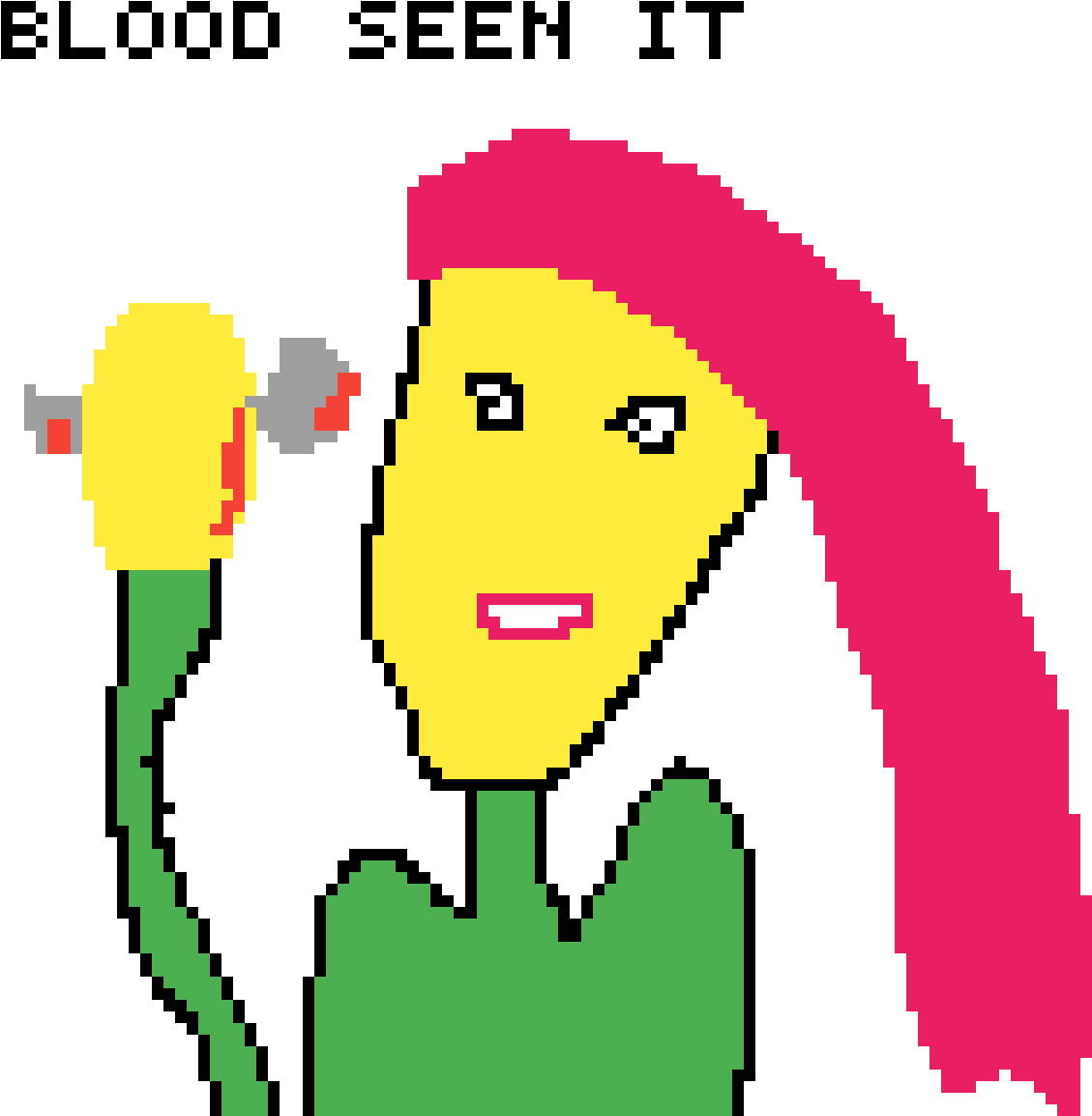 La Sangre Te Deja En Visto Tu Lo As Visto - Cartoon (1200x1200), Png Download