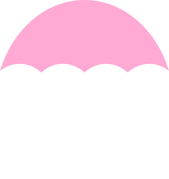 Light Blue Umbrella Use Like Base64 Msr-7 - Pink Umbrella Clipart (564x596), Png Download