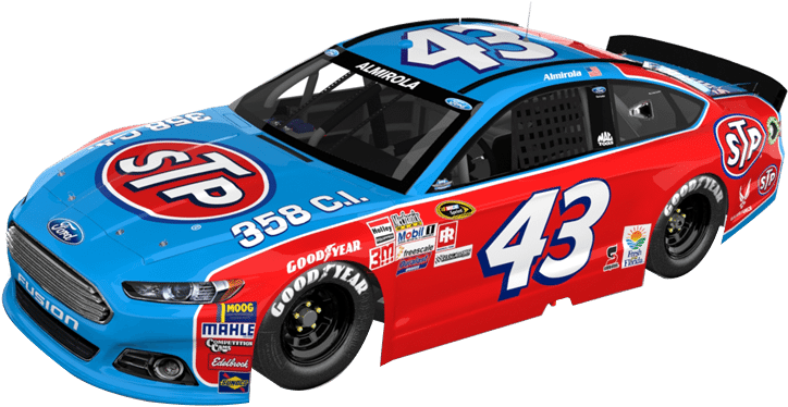 “stp Has Been A Proud Partner Of Richard Petty For - Aric Almirola Darlington Car (922x520), Png Download