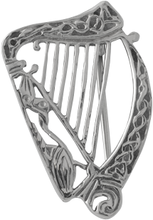 Celtic Harp Tattoo (372x372), Png Download
