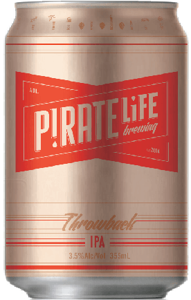 Beer Pirate Life Throwback Ipa - Pirate Life Throwback Ipa (300x475), Png Download