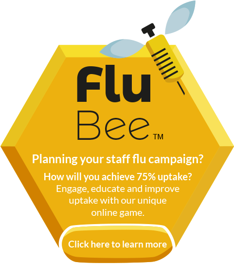 Create A Buzz About Flu Vaccination With Flu Bee - Flu Shot Campaign Ideas (563x577), Png Download