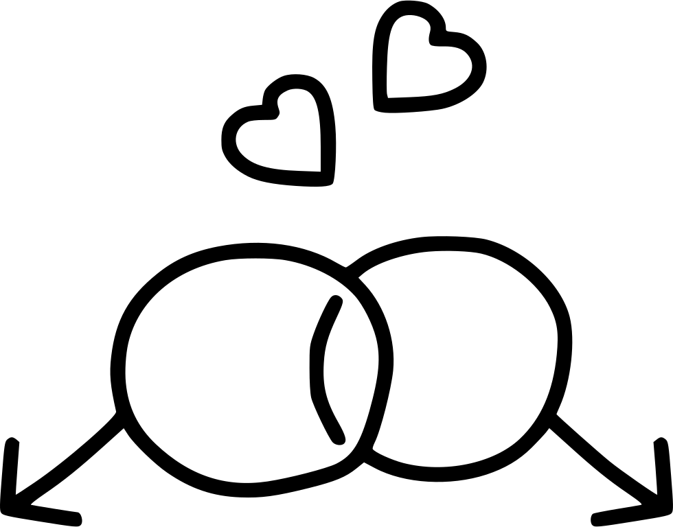 Gay Couple Heart Romantic Lgbt Comments - Doodle Love Couple Png (980x768), Png Download