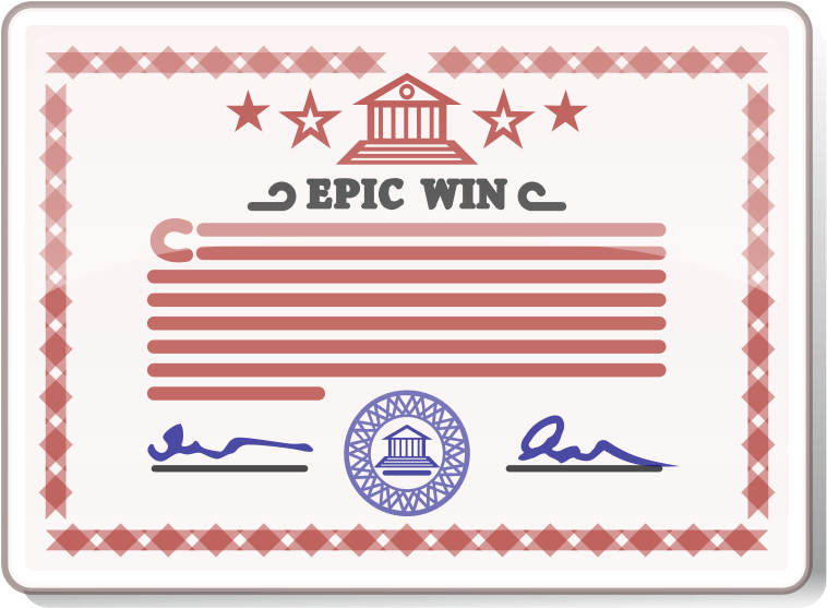 Quadro Com Moldura Para Certificados (800x600), Png Download