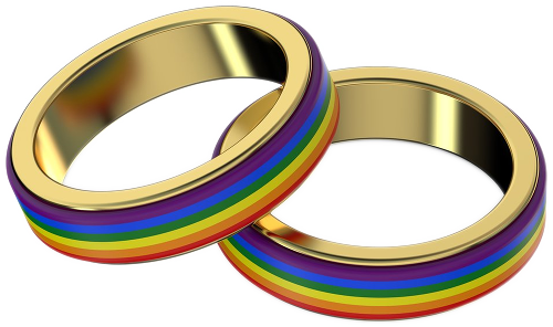 About Lesbian / Gay Couple Counselling - Lgbt Ring Png (500x296), Png Download