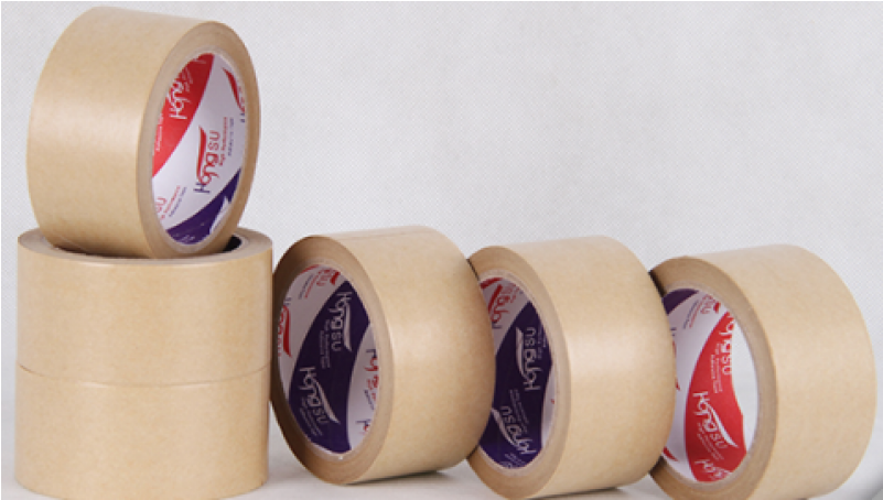 Self-adhesive Brown Kraft Paper Tape - Adhesive Tape (800x800), Png Download