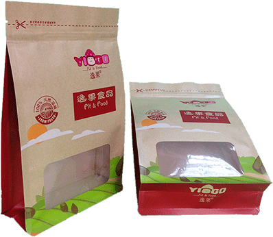 Ginger Candy Square Bottom Kraft Paper Bag - Bag (600x600), Png Download