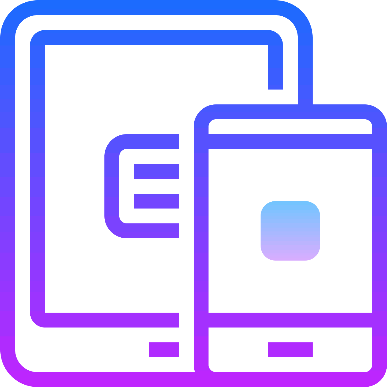 Smartphone Tablet Icon - Smartphone Nolan Icons8 Png (1600x1600), Png Download