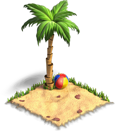 Festive Beach Stage 1 - Wiki (396x451), Png Download
