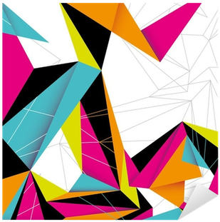 Abstract Geometric Banner With Colorful Shapes - Geometric Abstraction (400x400), Png Download