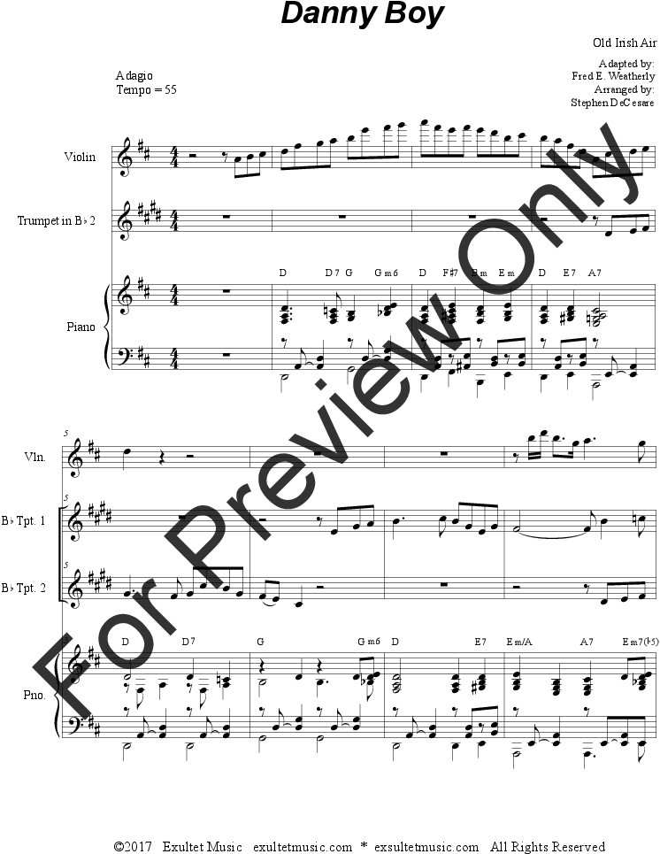 Danny Boy Thumbnail - Heavens Flock Sheet Music (816x1056), Png Download
