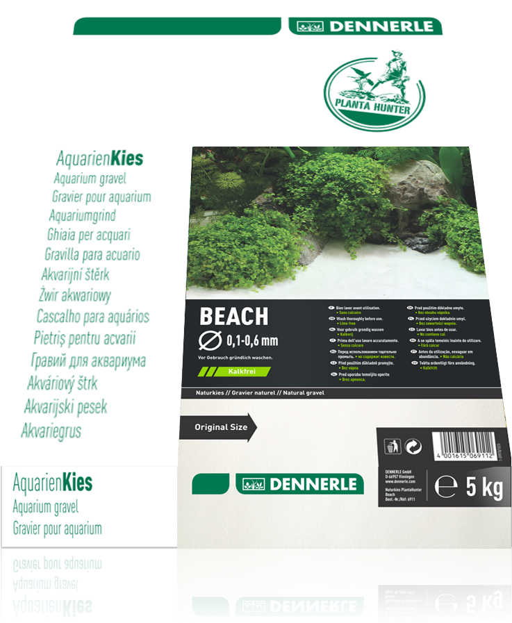 Dennerle Naturkies Plantahunter Beach, 0.1-0.6 Mm (800x1200), Png Download