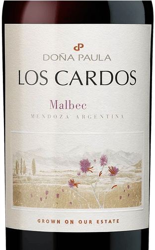 Doña Paula Los Cardos Malbec 2016 (375x500), Png Download
