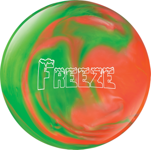 Neon Orange / Green - Orange And Green Bowling Ball (500x499), Png Download