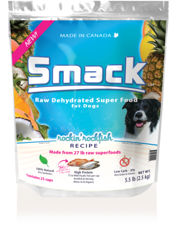 Image Of Rockin' Rockfish 210g - Smack Pet Food (384x480), Png Download