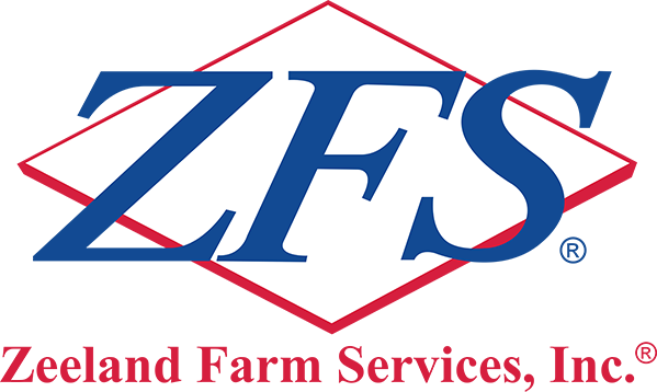 Zfslogo Web - Zeeland Farm Services Logo (599x358), Png Download