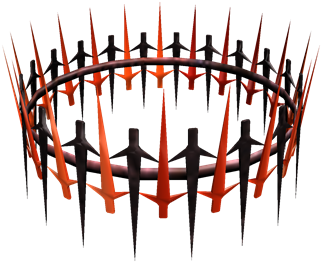 Red Crown Of Ozymandias - Dark Crown (420x420), Png Download