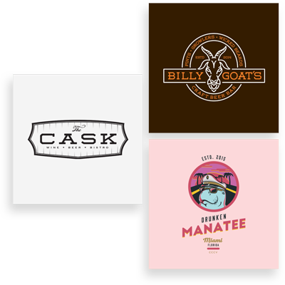 Bar & Nightclub Logo Examples - Bar & Nightclub Logo (400x400), Png Download