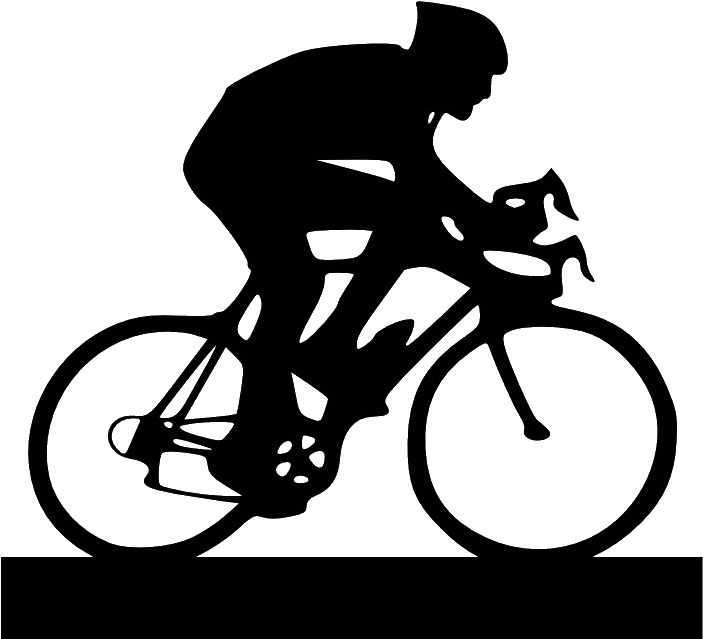 Road Bike Sticker Car (811x742), Png Download