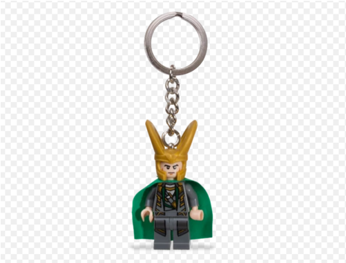 Lego® Marvel Superheroes Loki Minifigure Keychain - Loki Lego Keychain (500x500), Png Download