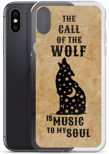 Call Of The Wolf Iphone X Case - Smartphone (600x600), Png Download