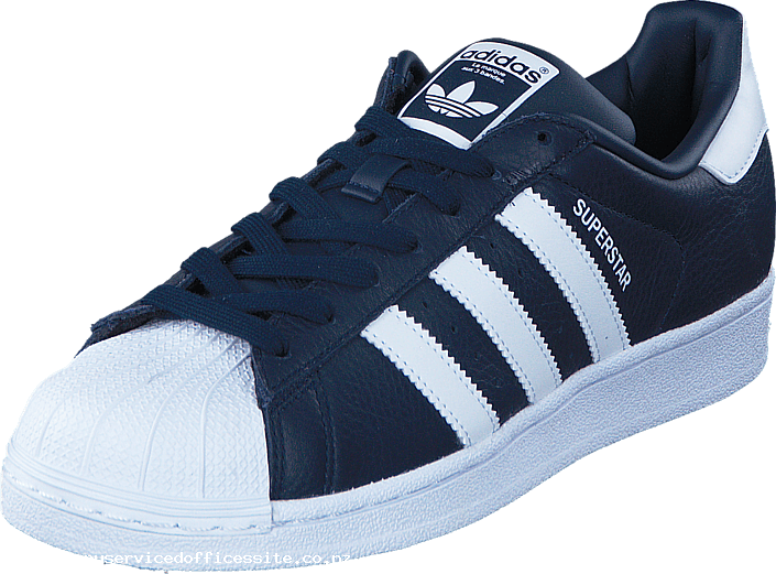 Adidas Originals Superstar Conavy/ftwwht/conavy 49645-07 - Adidas Superstar Nero Metal (705x521), Png Download