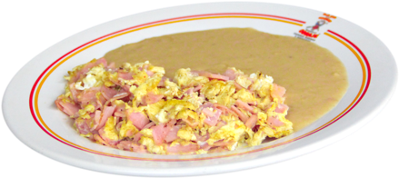 Huevo Con Jamon Y Frijoles (600x400), Png Download