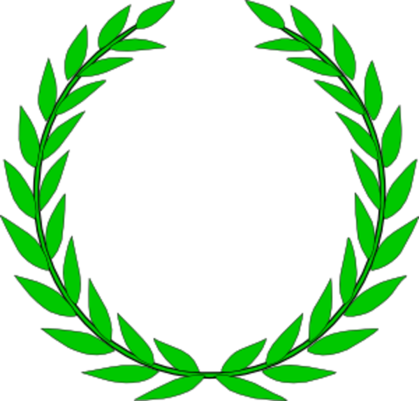 Laurel Wreath (600x574), Png Download