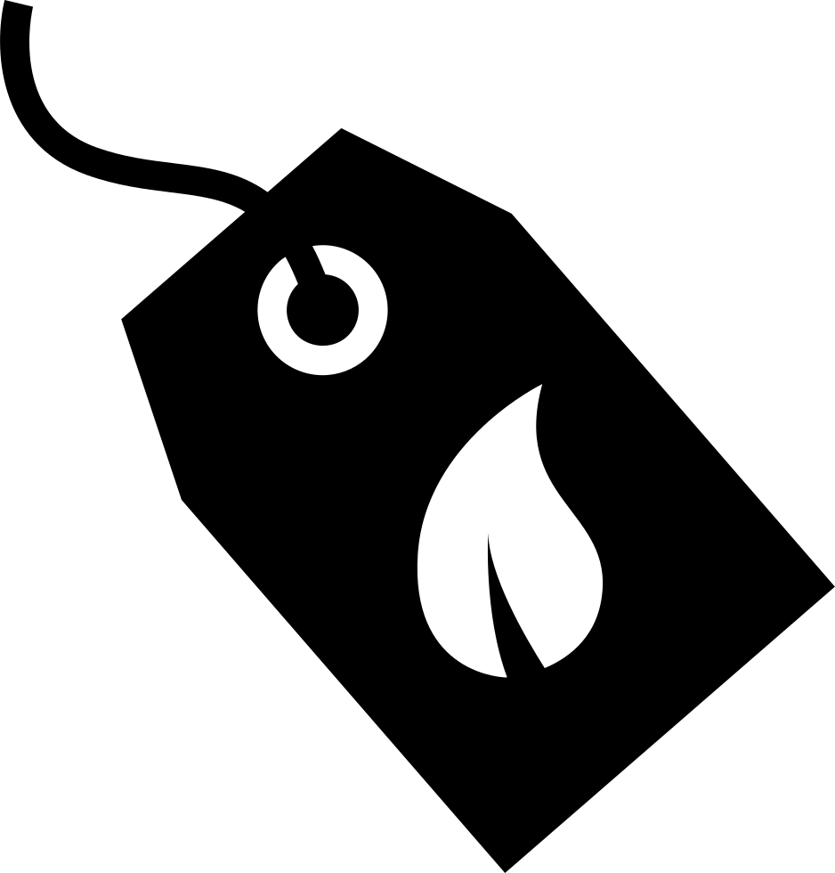 Ecological Commercial Label With A Leaf Symbol Comments - Simbolo Ecologico (938x980), Png Download