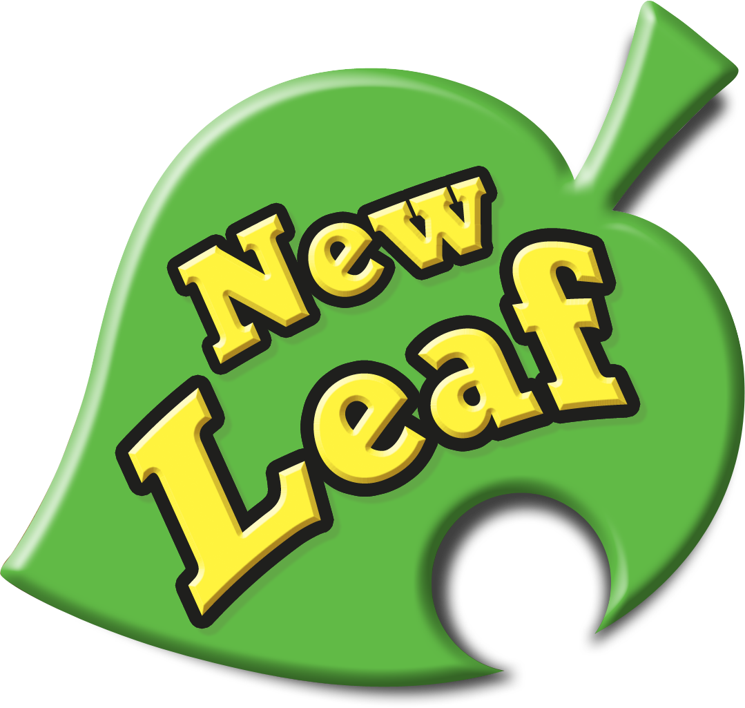 And The Animal Crossing Leaf - Animal Crossing Logo Png (1079x1025), Png Download