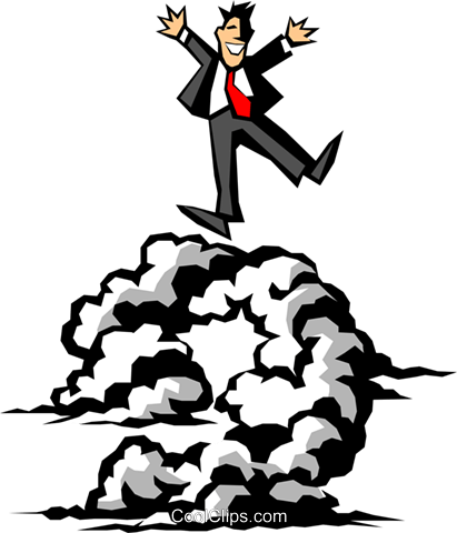 Dancing On Cloud Nine Royalty Free Vector Clip Art (411x480), Png Download