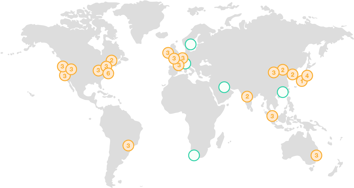 Aws Global Infrastructure (1501x851), Png Download
